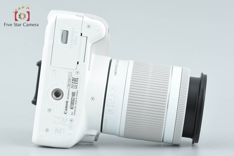 "Count 479" Canon EOS Kiss X7 / Rebel SL1 / 100D White 18.0 MP DSLR 18-55 Lens