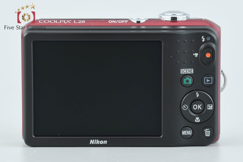 Nikon COOLPIX L28 Red 20.1 MP Digital Camera