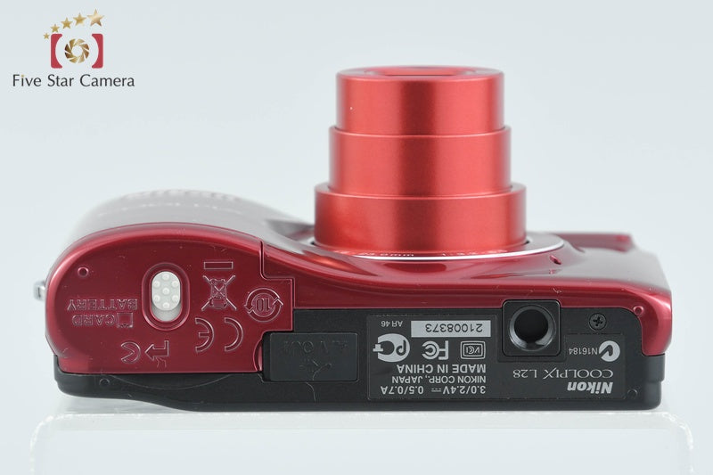 Nikon COOLPIX L28 Red 20.1 MP Digital Camera
