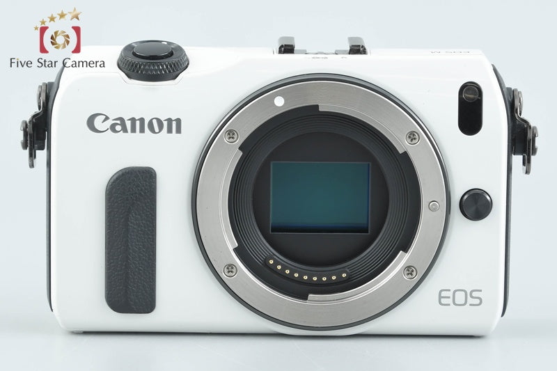Canon EOS M White 18.0 MP Digital Mirrorless Camera Body
