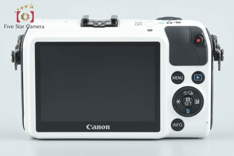 Canon EOS M White 18.0 MP Digital Mirrorless Camera Body