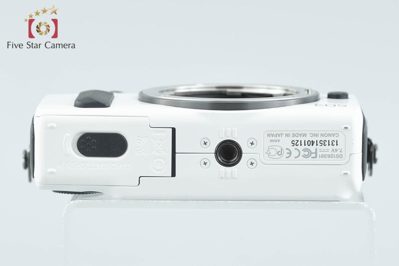 Canon EOS M White 18.0 MP Digital Mirrorless Camera Body