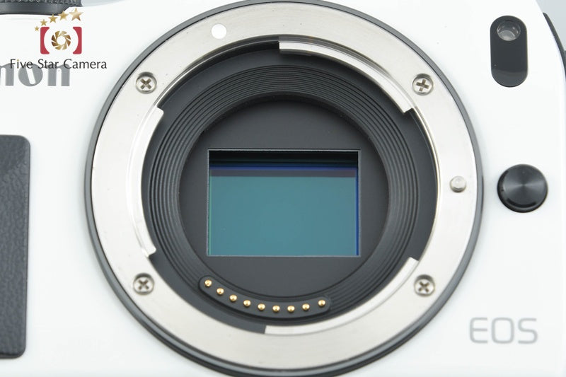 Canon EOS M White 18.0 MP Digital Mirrorless Camera Body