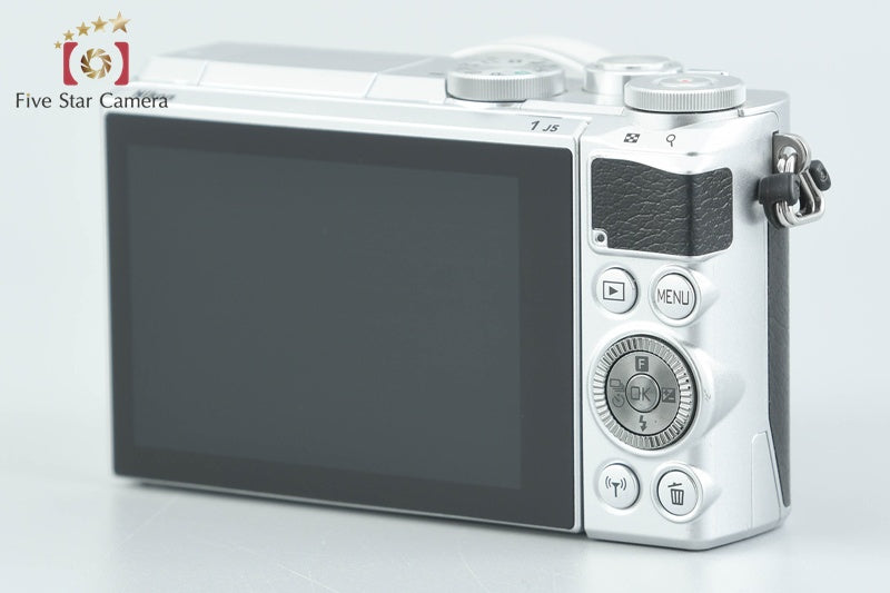 Nikon 1 J5 Silver 20.8 MP Digital Camera 10-30 VR Lens