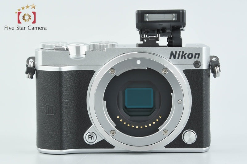 Nikon 1 J5 Silver 20.8 MP Digital Camera 10-30 VR Lens