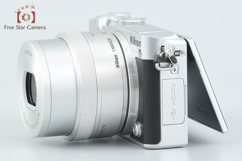 Nikon 1 J5 Silver 20.8 MP Digital Camera 10-30 VR Lens