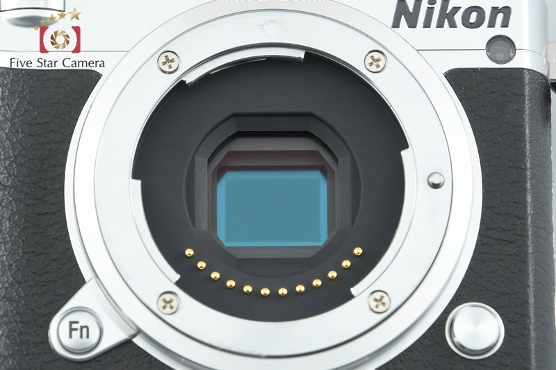 Nikon 1 J5 Silver 20.8 MP Digital Camera 10-30 VR Lens