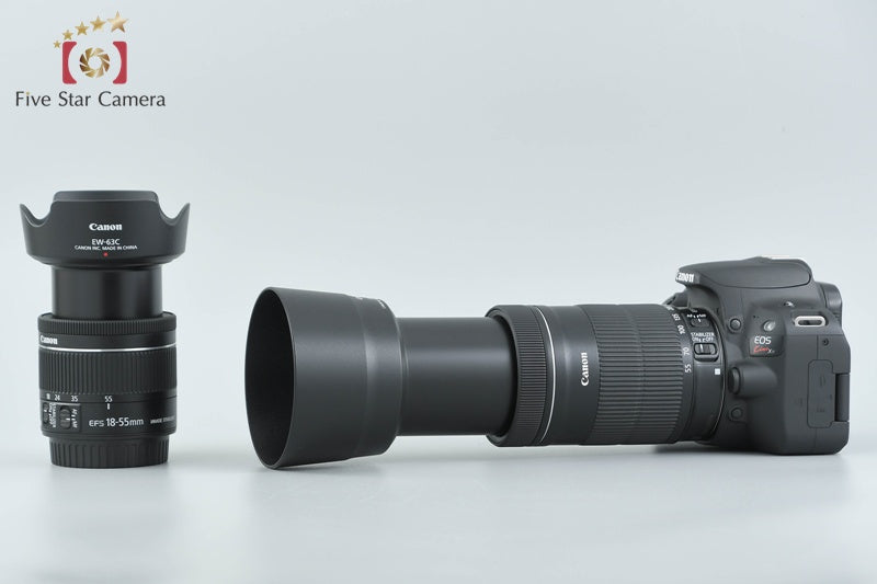 "Count 961" Canon EOS Kiss X9 / Rebel SL2 / 200D Black 24.2 MP 18-55 55-250 Lens