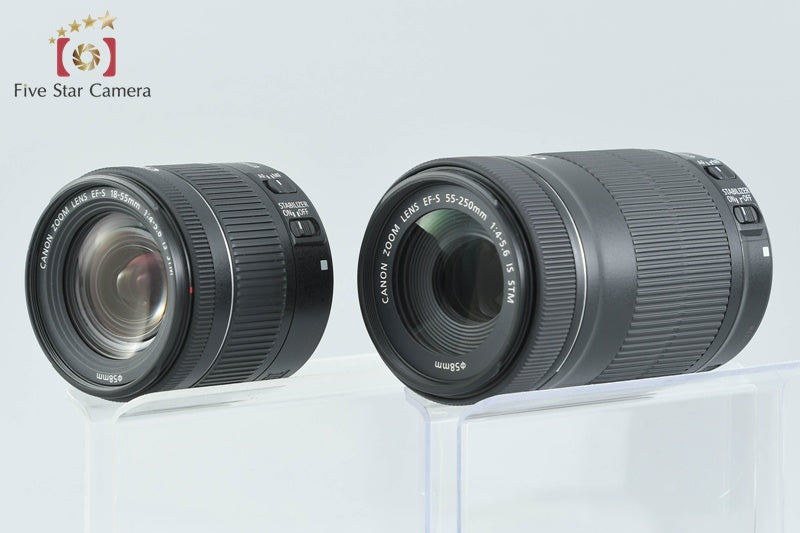 "Count 961" Canon EOS Kiss X9 / Rebel SL2 / 200D Black 24.2 MP 18-55 55-250 Lens
