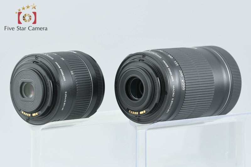 "Count 961" Canon EOS Kiss X9 / Rebel SL2 / 200D Black 24.2 MP 18-55 55-250 Lens
