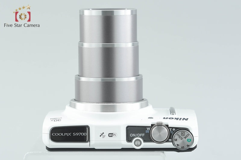Nikon COOLPIX S9700 Elegant White 16.5 MP Digital Camera