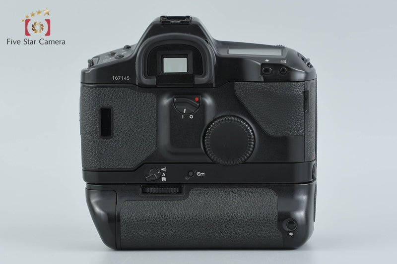 Canon EOS-1N 35mm SLR Film Camera Body + Power Drive Booster E1