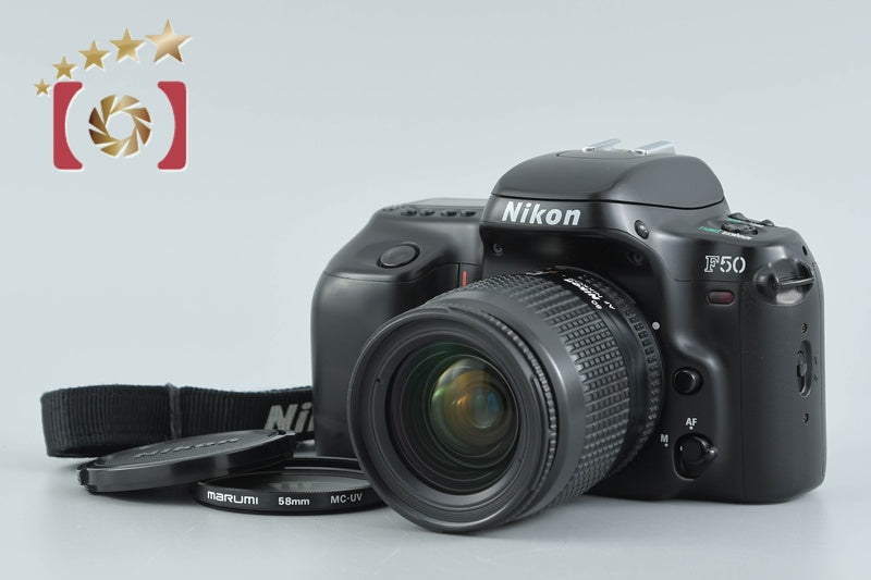 Nikon F50 Black 35mm SLR Film Camera + AF NIKKOR 28-80mm f/3.5-5.6 D