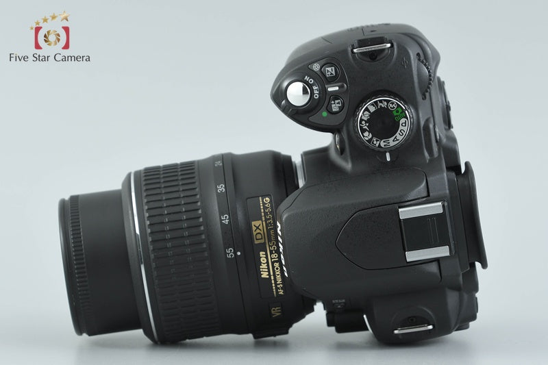 "Shutter count 1,242" Nikon D60 10.2 MP DSLR Camera 18-55 Lens