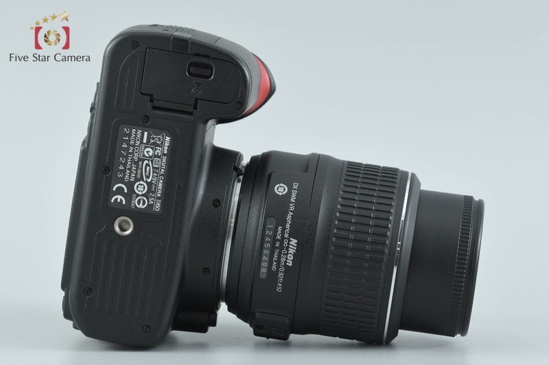 "Shutter count 1,242" Nikon D60 10.2 MP DSLR Camera 18-55 Lens