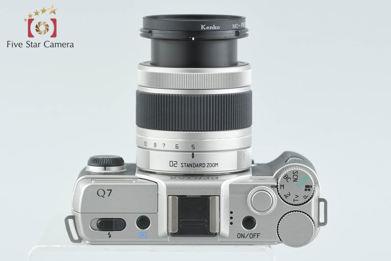 PENTAX Q7 Silver 12.4 MP Digital Camera 5-15 Lens