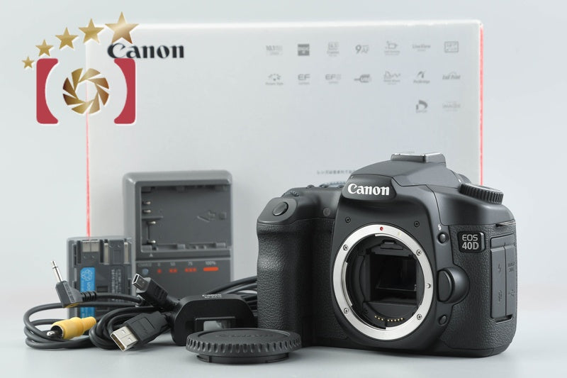 "Shutter count 3,170" Canon EOS 40D 10.1 MP Digital SLR Camera Body w/ Box