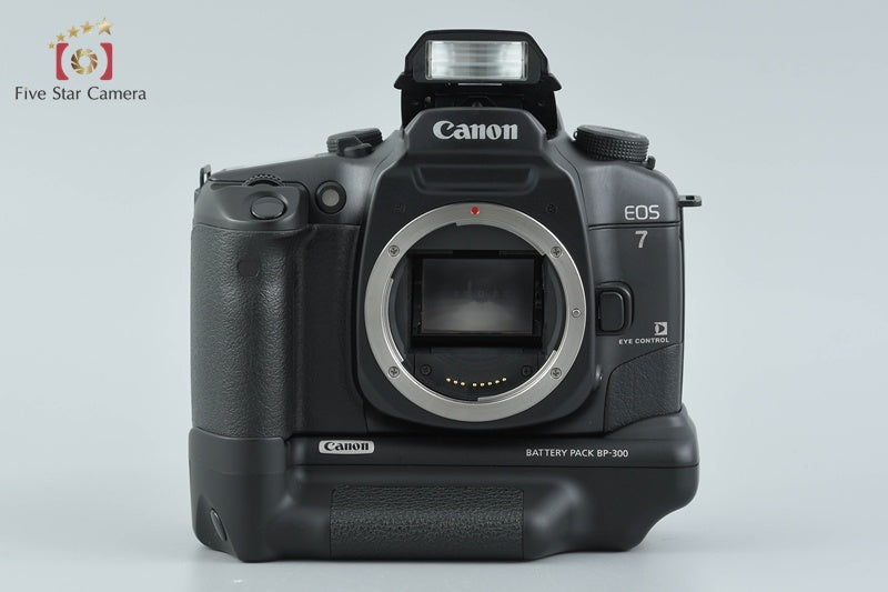 Canon EOS 7 35mm SLR Film Camera Body + BP-300 Battery Pack