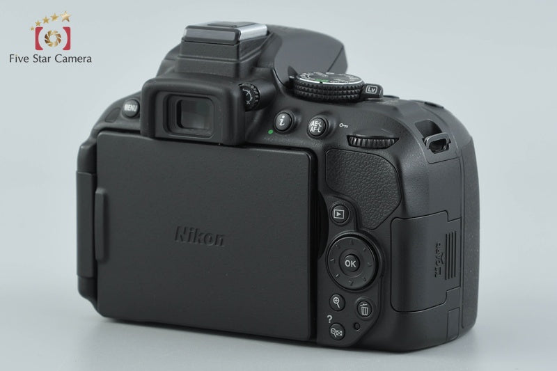 Nikon D5300 Black 24.2 MP DSLR Camera 18-55 55-300 Lenses