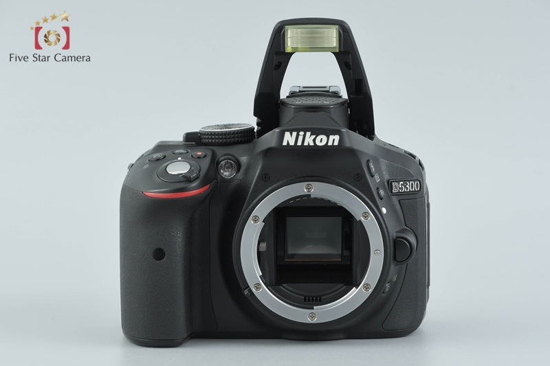 Nikon D5300 Black 24.2 MP DSLR Camera 18-55 55-300 Lenses