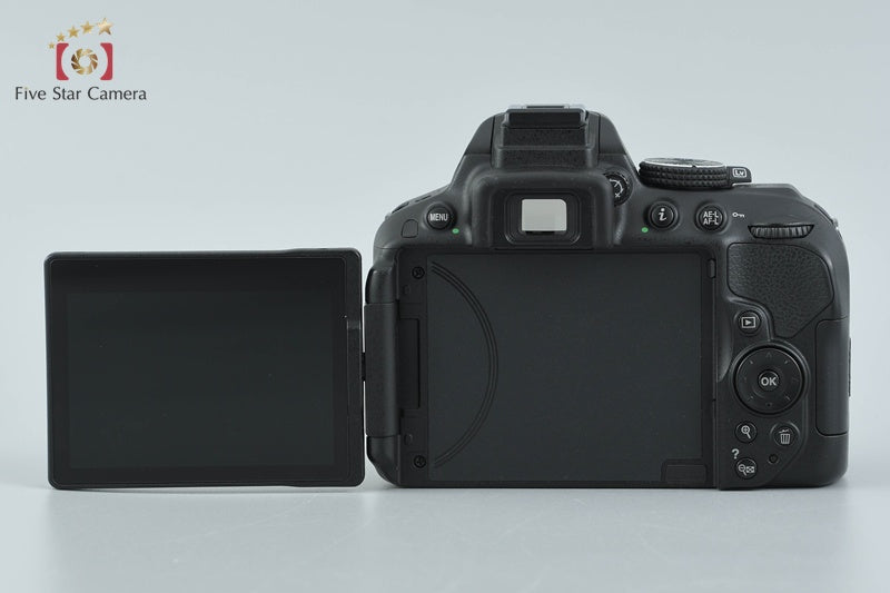 Nikon D5300 Black 24.2 MP DSLR Camera 18-55 55-300 Lenses