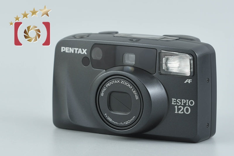 Pentax ESPIO 120 Black 35mm Point & Shoot Film Camera