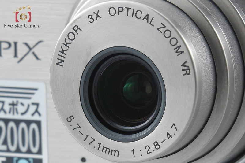 Nikon COOLPIX S500 Silver 7.1 MP Digital Camera