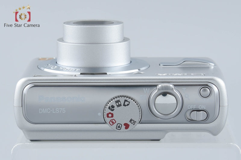 Panasonic LUMIX DMC-LS75 Silver 7.2 MP Digital Camera w/ Box