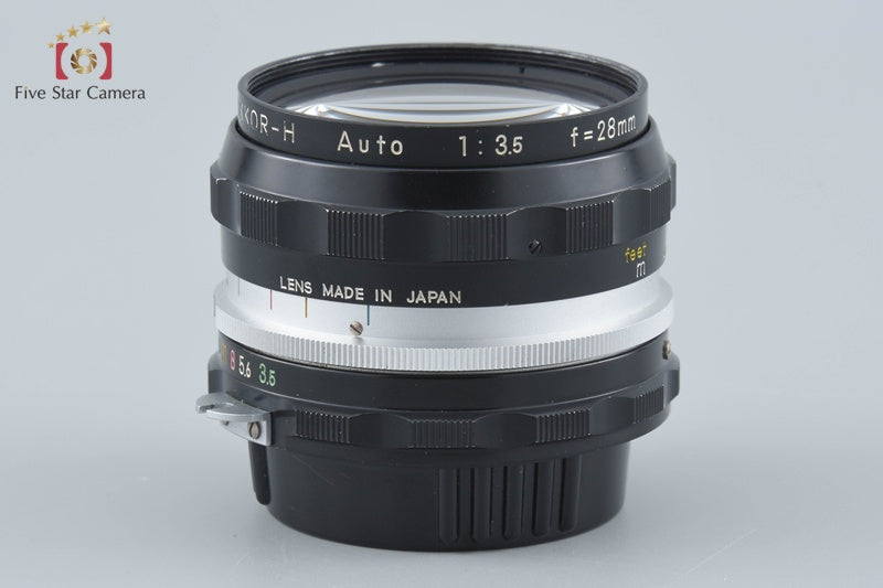 Nikon NIKKOR-H Auto 28mm f/3.5 Non Ai Lens