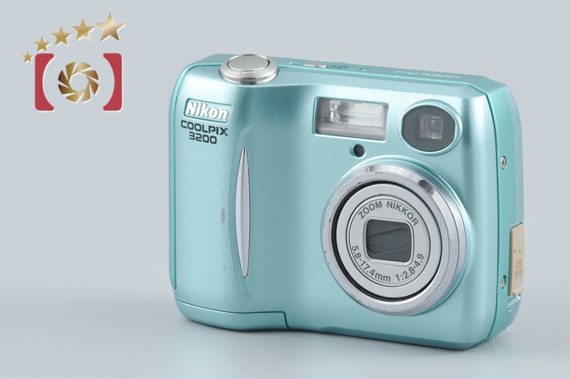 Nikon COOLPIX E3200 Mint Green 3.2 MP Digital Camera
