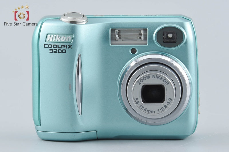 Nikon COOLPIX E3200 Mint Green 3.2 MP Digital Camera