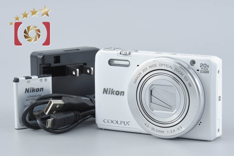 Nikon COOLPIX S7000 White 16.2 MP Digital Camera