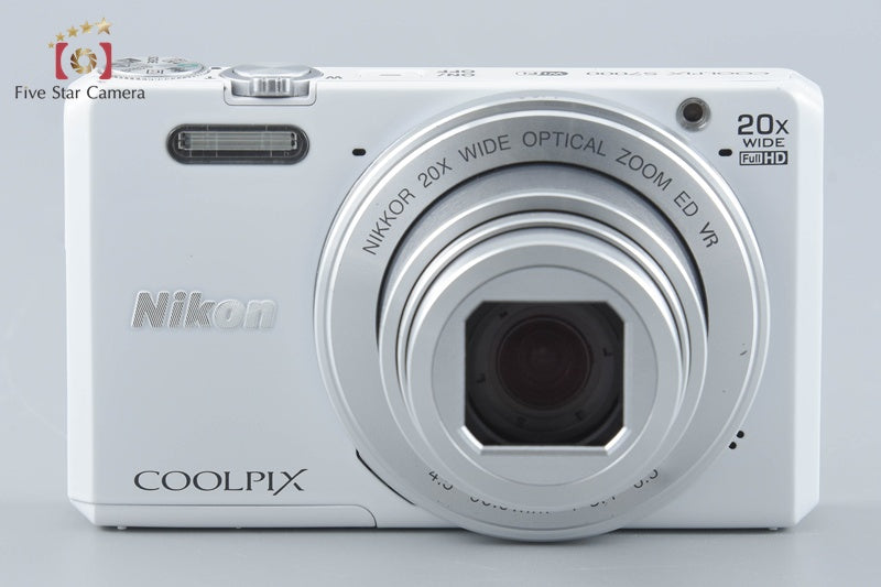 Nikon COOLPIX S7000 White 16.2 MP Digital Camera
