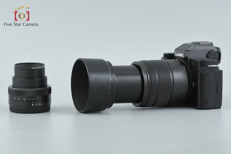 "Shutter count 626" Panasonic LUMIX DC-G100 20.3 MP 12-32 45-150 Lenses w/ Box