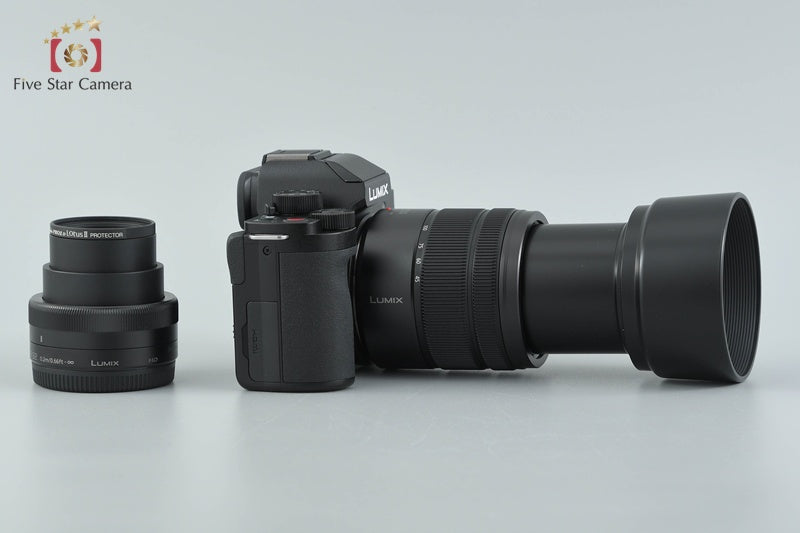 "Shutter count 626" Panasonic LUMIX DC-G100 20.3 MP 12-32 45-150 Lenses w/ Box