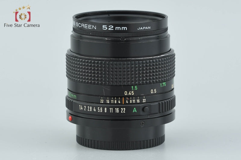 Canon New FD 50mm f/1.4