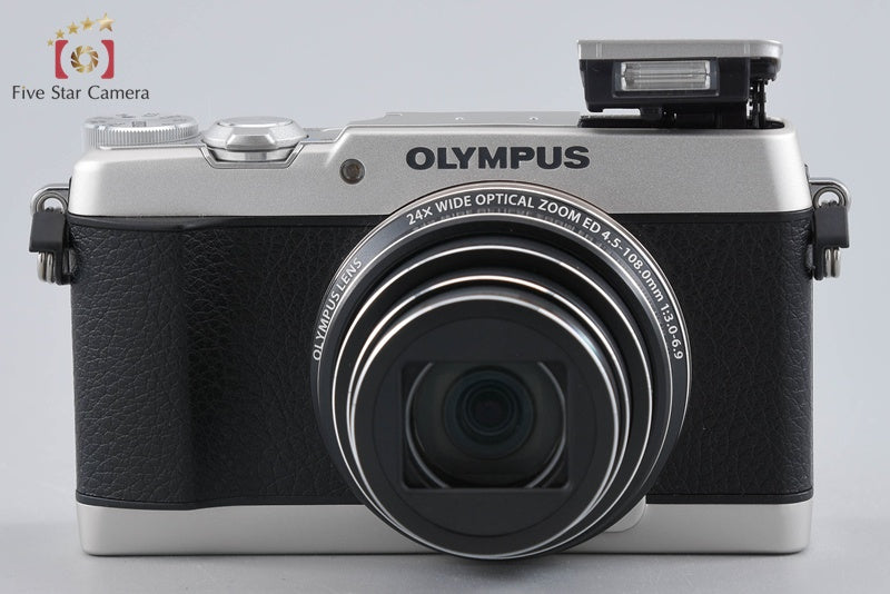 Olympus Stylus SH-1 Silver 16.0 MP Digital Camera w/ Box