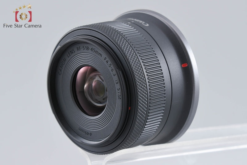 Canon RF-S 18-45mm f/4.5-6.3 IS STM Black