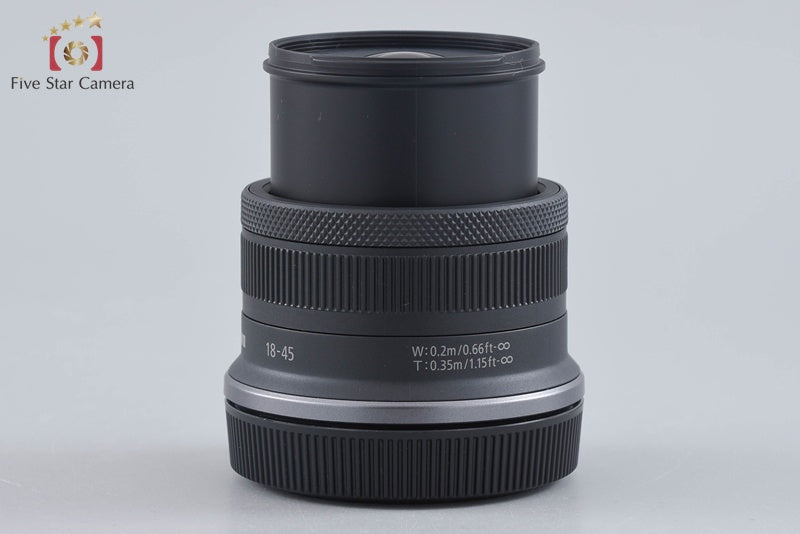 Canon RF-S 18-45mm f/4.5-6.3 IS STM Black
