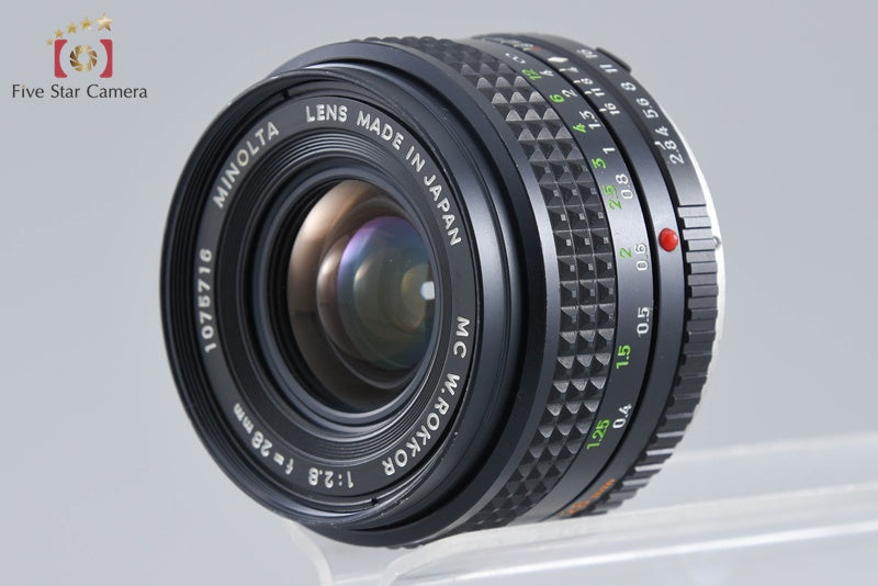 MINOLTA MC W.ROKKOR 28mm f/2.8