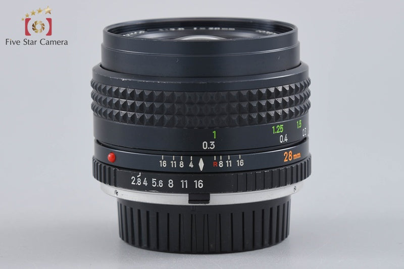 MINOLTA MC W.ROKKOR 28mm f/2.8