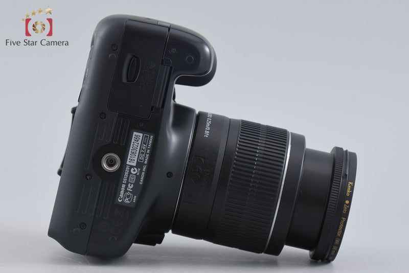 "Count 1,518" Canon EOS Kiss X50 / Rebel T3 / 1100D Black 12.2 MP 18-55 Lens