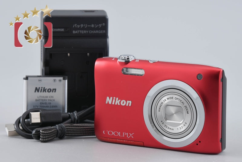 Nikon COOLPIX A100 Red 20.1 MP Digital Camera