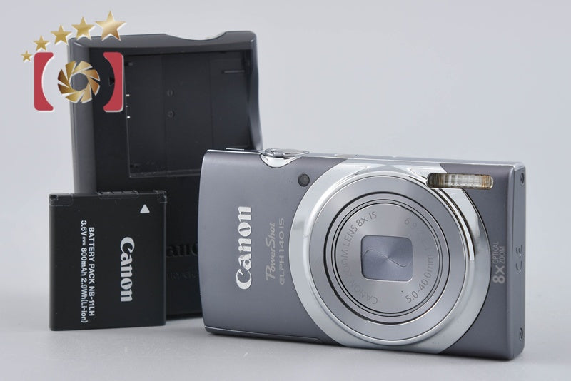 Canon PowerShot ELPH 140 IS Silver 16.0 MP Digital Camera International Model