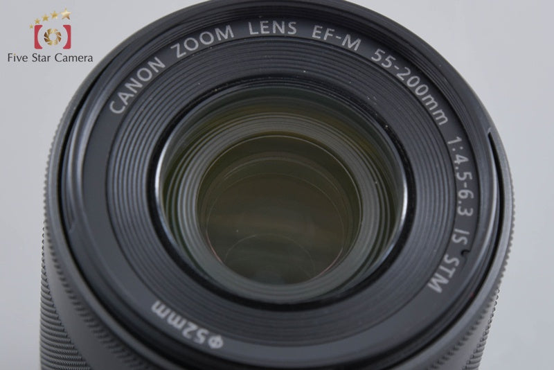 Canon EF-M 55-200mm f/4.5-6.3 IS STM Black from Japan