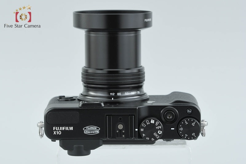 Fujifilm X10 Black 12.0 MP Digital Camera w/ Box