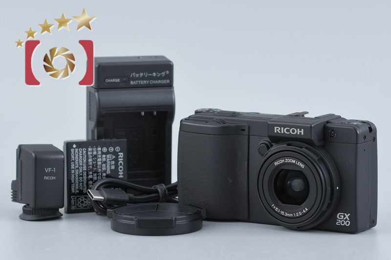 "Shutter count 3,803" Ricoh GX200 12.1 MP Digital Camera VF Kit