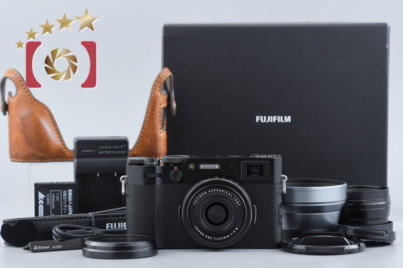 Fujifilm X100V Black 26.1 MP Digital Camera w/ Box