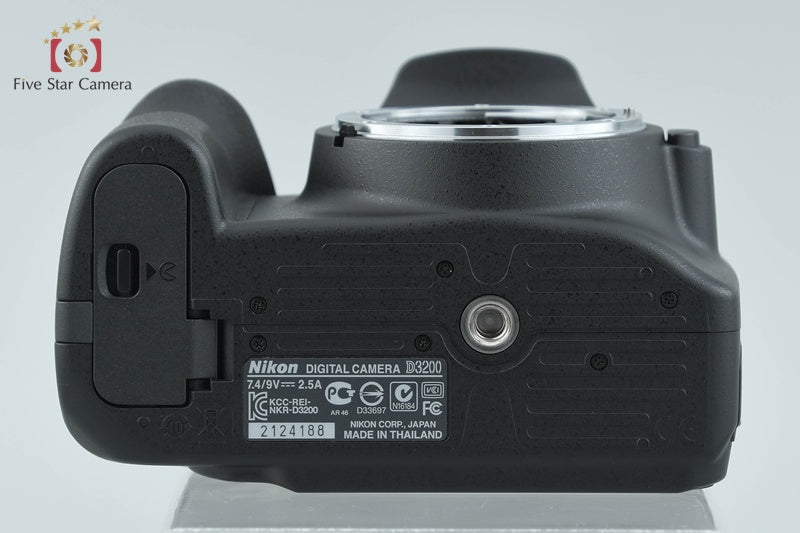 "Shutter count 285" Nikon D3200 Black 24.2 MP Digital SLR Camera Body