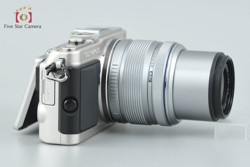 "Shutter count 5,104" Olympus PEN Lite E-PL6 Silver 16.1 MP 14-42 EZ Lens